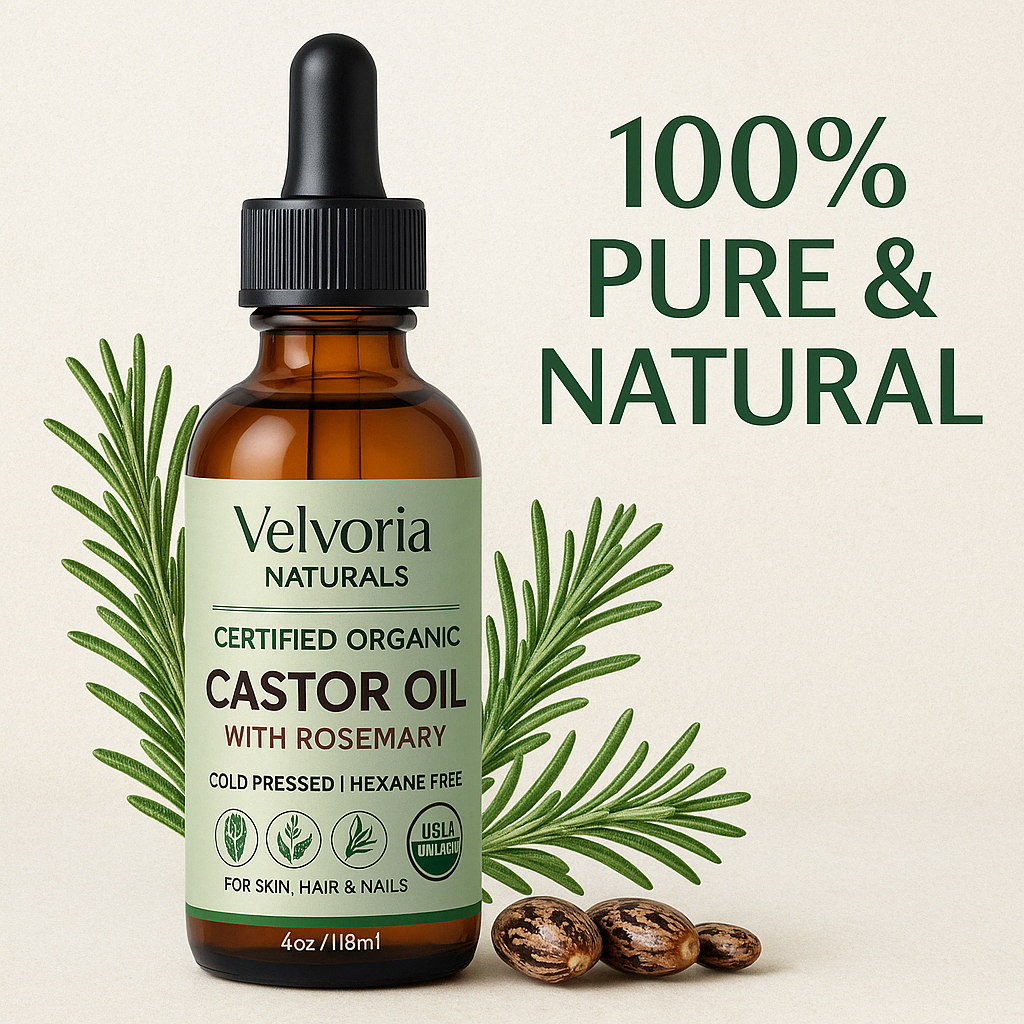 Organic Castor Oil with Rosemary