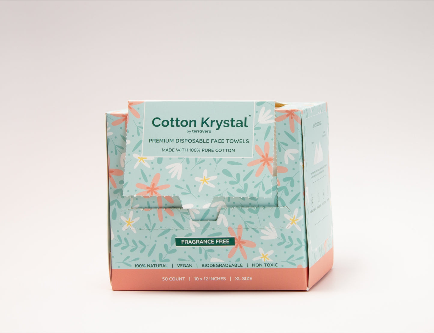 Cotton Krystal Premium Disposable Facial Towels - 50 Count -1Pack