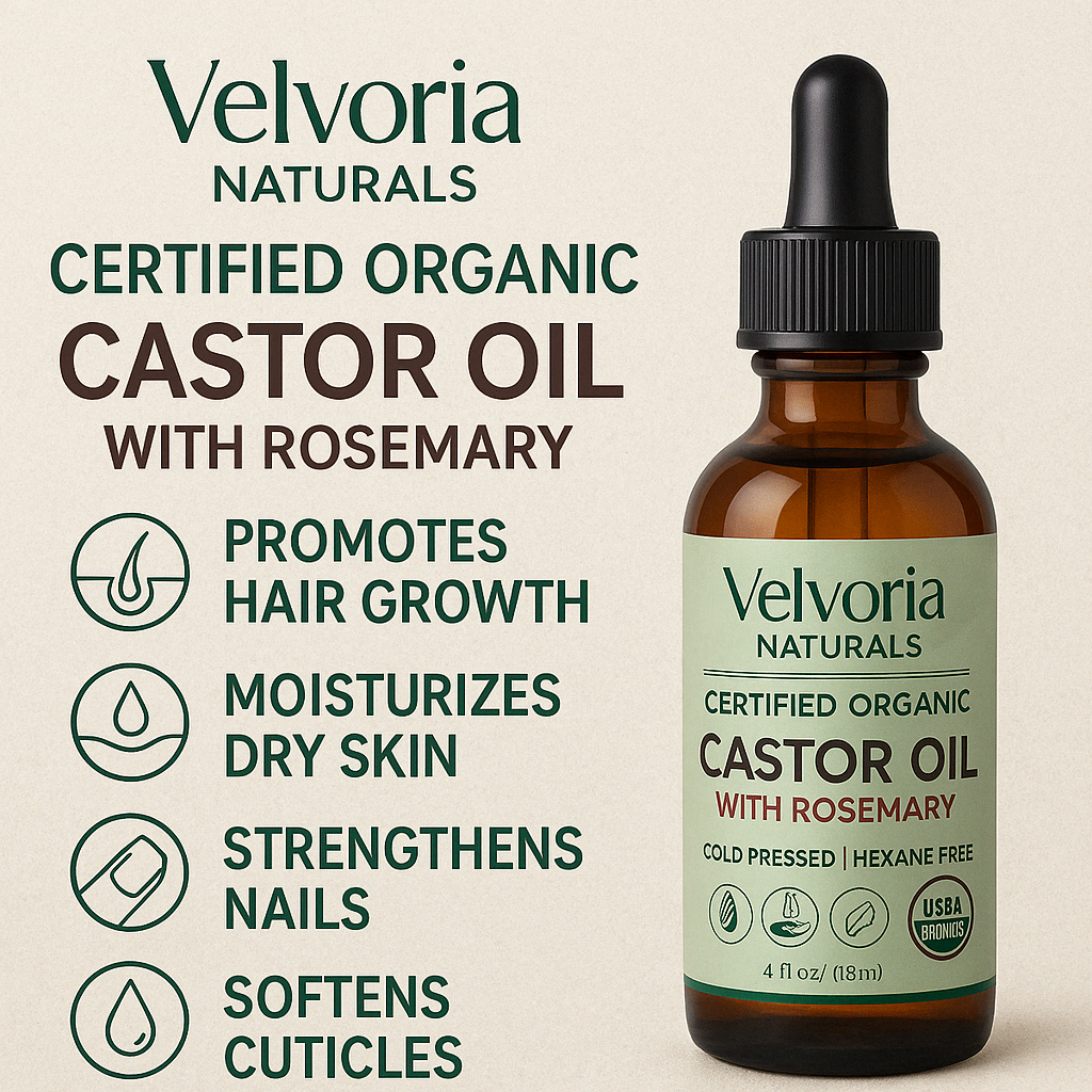 Organic Castor Oil with Rosemary